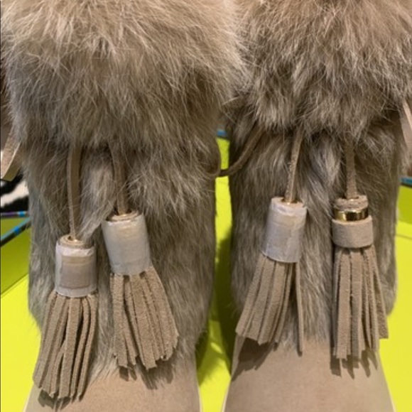 Tory Burch Anjelica Fur Boots 💥 (BRAND NEW) 💥 - Picture 6 of 9